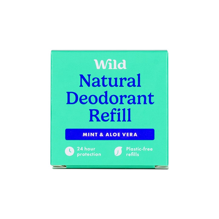 WILD Mint & Aloe Natural Deodorant Refill 40g