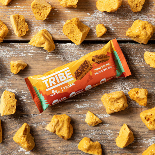 Tribe Nut Butter Triple Decker Vegan Honeycomb 40g by
