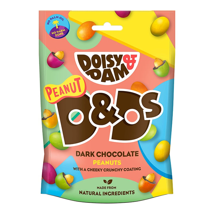 Doisy & Dam Peanut D&Ds Vegan Dark Chocolate 80g