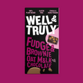 Well and truly fudge & brownie oat milk chocolate 90g