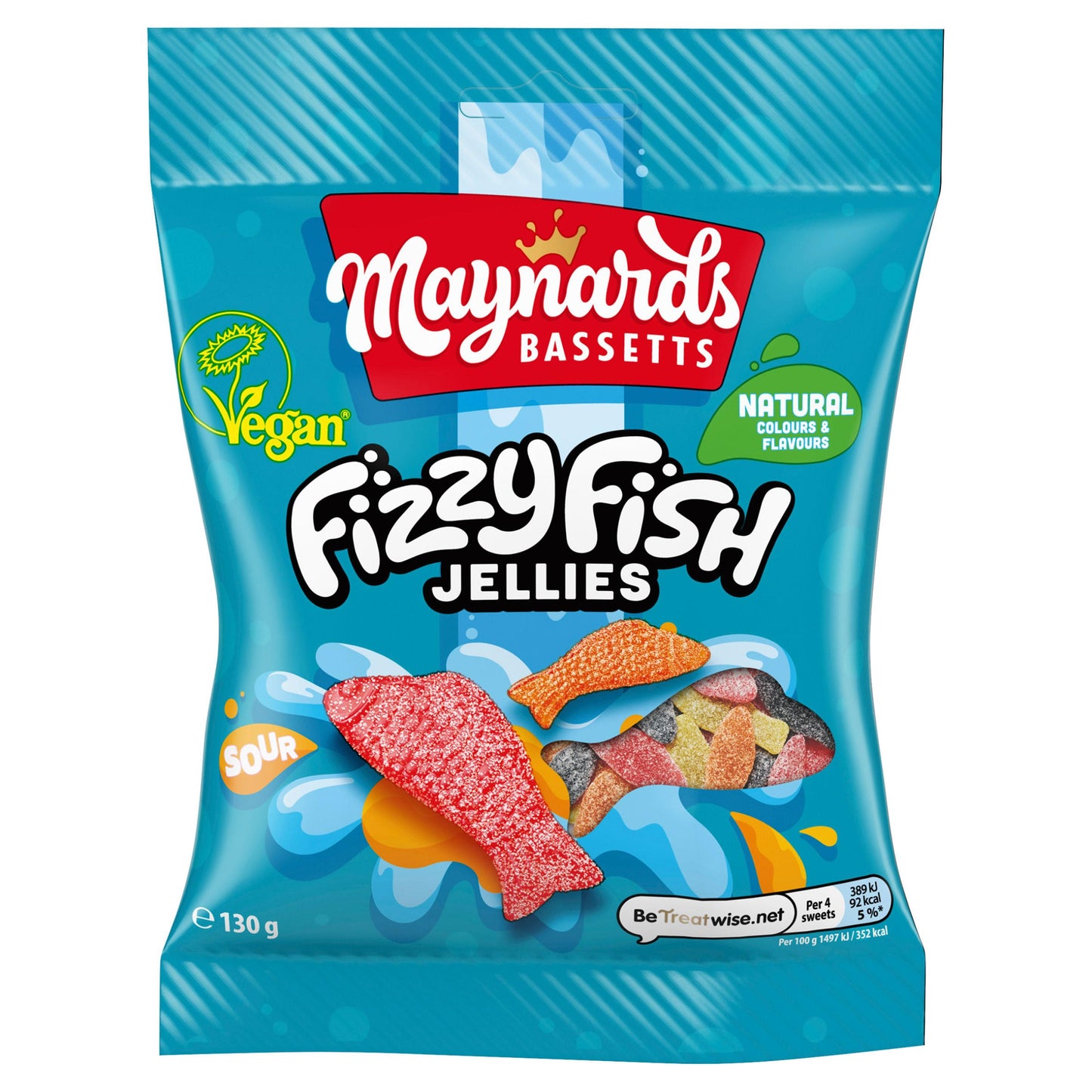 Maynard's fizzy fish jellies 130g